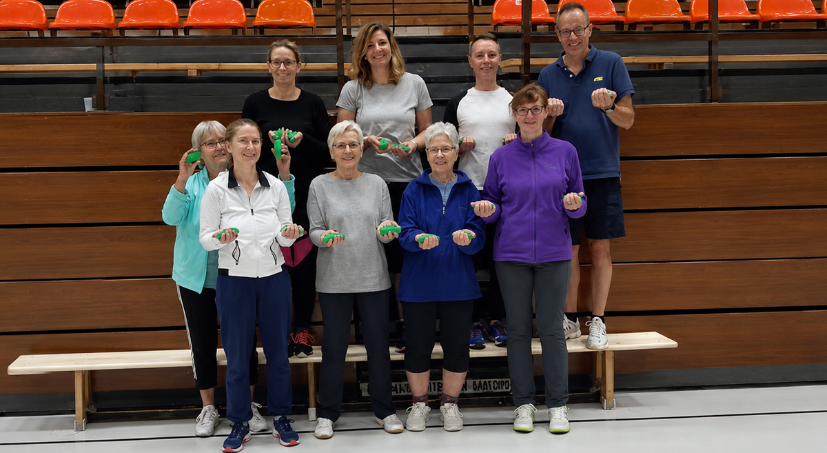 Gemeinsames Training im Gesundheitssport.