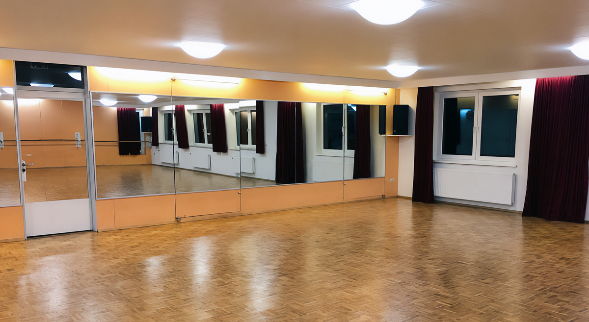 Tanzraum im Sportheim des TSV Meine 09 e.V.